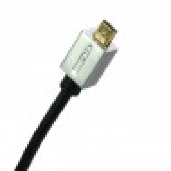 Extradigital mini HDMI to HDMI, 0.5m, v1.4b, 36 AWG, Gold, PVC, Ultra-Slim